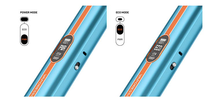 prepínanie prístroja medzi dvoma pracovnými režimami